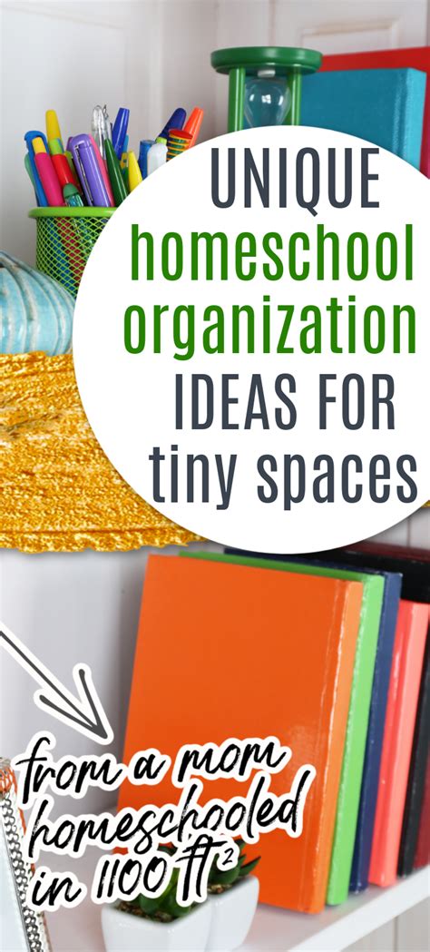 Unique Homeschool Organization Ideas For Small Spaces In 2023