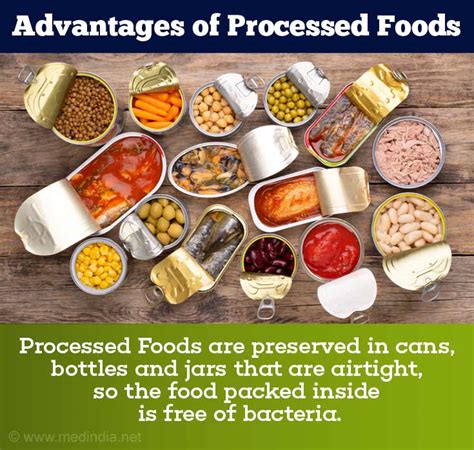 Advantages And Disadvantages Of Processed Foods Convenience Foods