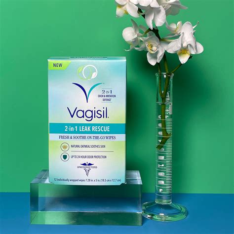 Leak Rescue 2 In 1 Fresh And Soothe Wipes Vagisil