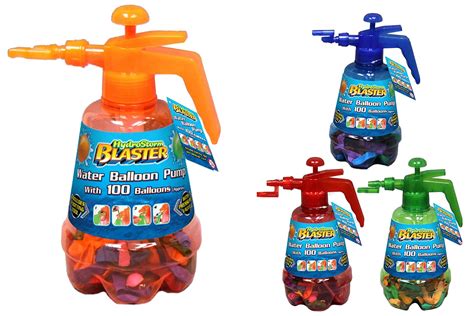 Toyland Hydro Storm Blaster Red Water Balloon Pump With 100