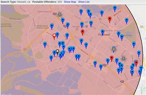 Sex Offenders In Newark Halloween Safety Map 2019 Newark Ca Patch