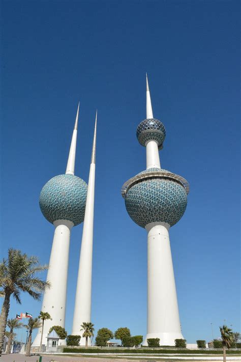 3440x1440px Free Download Hd Wallpaper Kuwait Towers Landmarks
