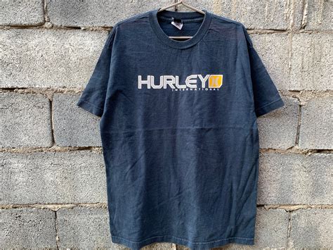 Vintage 90s Hurley T Shirt Size L Etsy