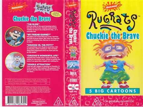 Rugrats Chuckie The Brave Vhs Pal Video~ A Rare Find Ebay