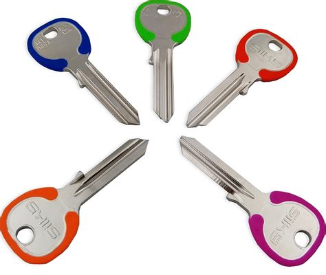 Silky Key Blank Coloured Residential Keys Silca