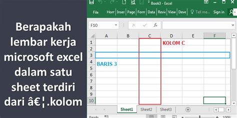 Ini Dia Berapakah Lembar Kerja Microsoft Excel Dalam Satu Sheet Terdiri