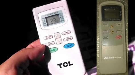 Manual Control Remoto Aire Acondicionado Tcl 2024