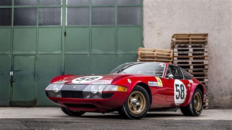 So the drivers had to park their. Ferrari 365 GTB/4 Daytona Competizione Group 4 - Period Le Mans Racer