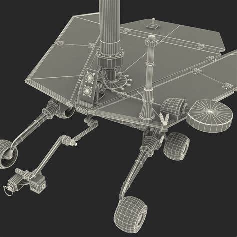 Opportunity Rover 3d Model 119 Obj Max Ma Lwo C4d 3ds Free3d