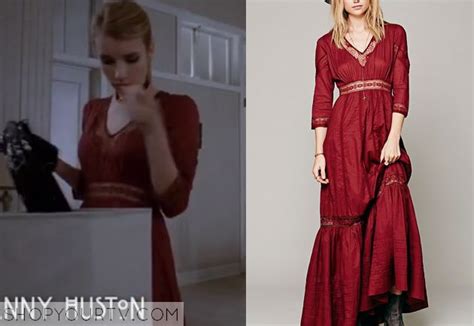 Post6 Copy Red Dress Maxi American Horror Story Fashion Maxi Dress