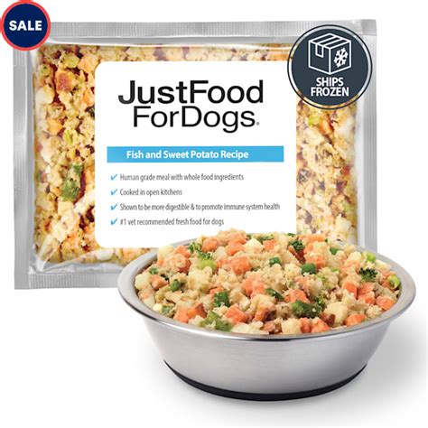 Justfoodfordogs Daily Diets Fish And Sweet Potato Frozen Dog Food 72 Oz