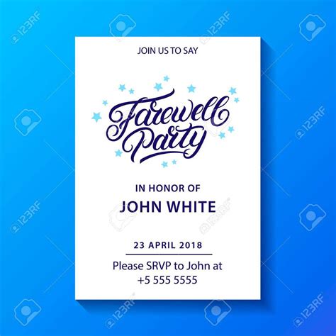 032 Template Ideas Farewell Party Invitations Invitation For within