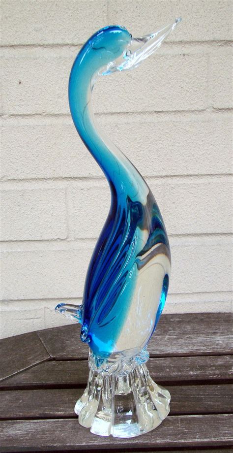 Gorgeous Murano Glass Bird Made In Italy By Antiquealchemists 11000