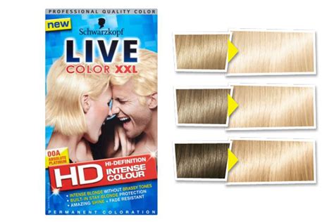 Schwarzkopf Xxl Colour Live Blonde In Absolute Platinum Icy Blonde