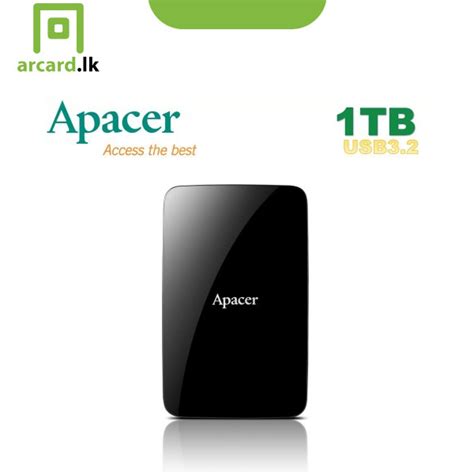 Apacer Ac233 1 Tb Portable Hard Drive Classic Usb 32 Gen 1 1 Tb