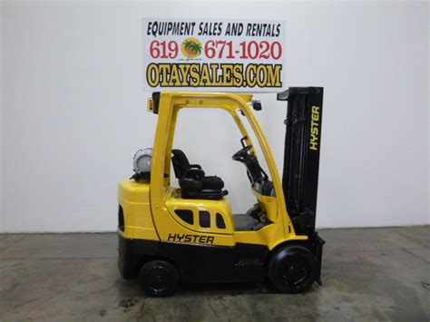 Hyster 6000lb S60ft Propane Cushion Tire Forklift