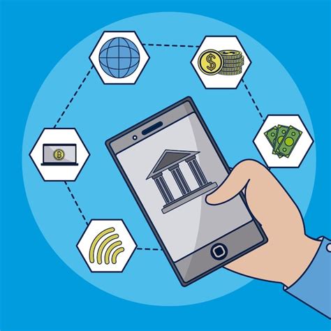 Premium Vector Hand Using Bank Online Smartphone App Vector