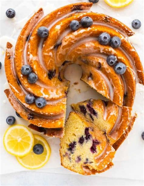 In a large bowl, whisk together cake mix and pudding mix. Lemon Blueberry Bundt Cake | Easy and Moist Lemon Cake Recipe
