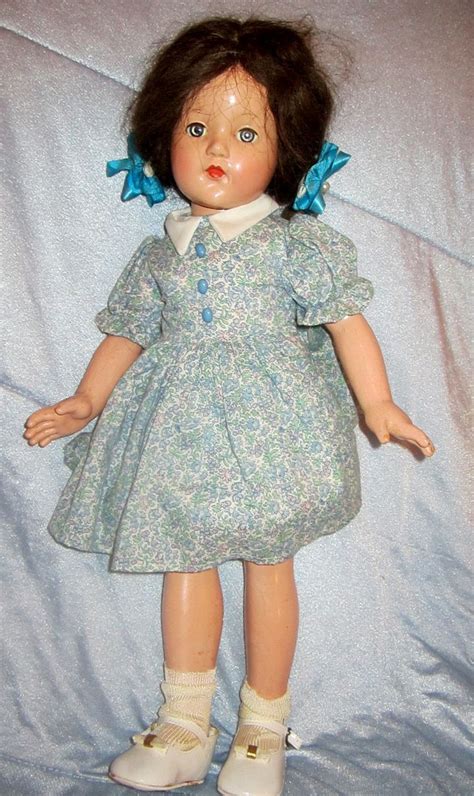 Vintage Anne Shirley Doll 1940s Effanbee Composition 20 Doll Z