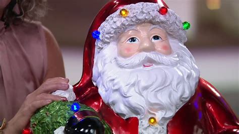 kringle express indoor outdoor oversized illuminated holiday figures on qvc youtube