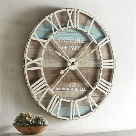 Pier 1 Imports Beach Washed Wall Clock 299 Liked On Polyvore