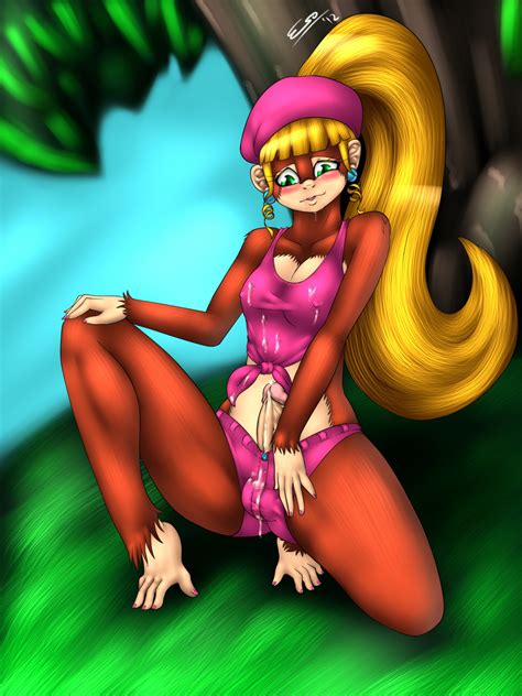 Rule 34 Color Dickgirl Dixie Kong Donkey Kong Series Furry Intersex
