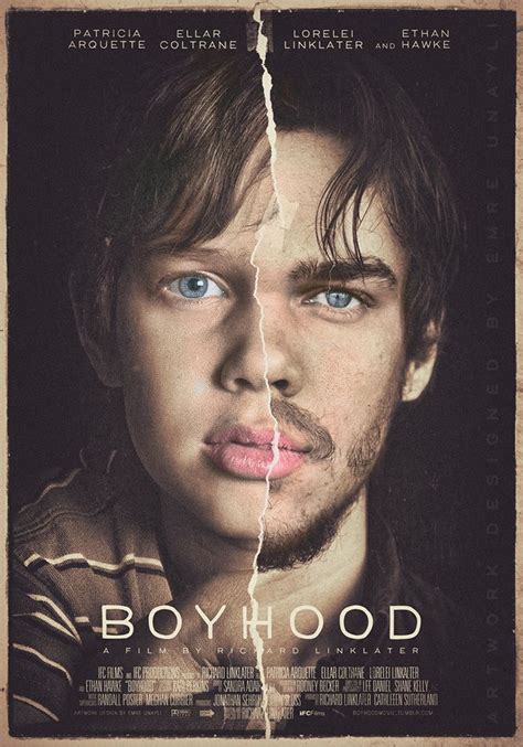 Boyhood By Emre Unayli Home Of The Alternative Movie Poster Amp