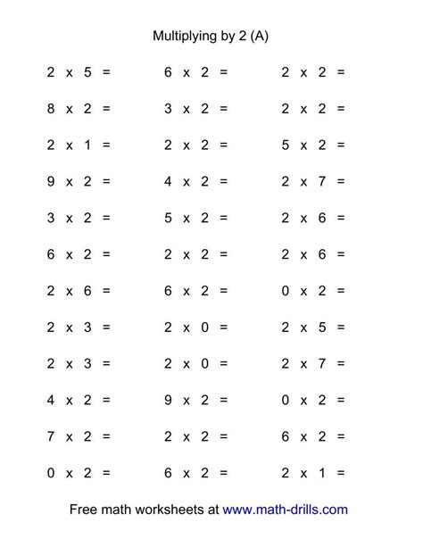 The Printable Worksheet For Multiplying By 3 And 4x4