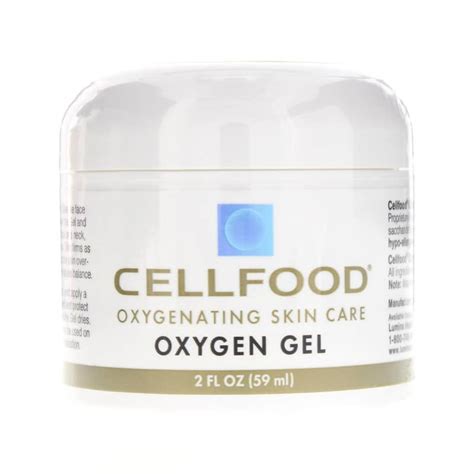It restores the skin's ph and natural balance. Cellfood Oxygenating Skin Care Oxygen Gel, Lumina Health ...