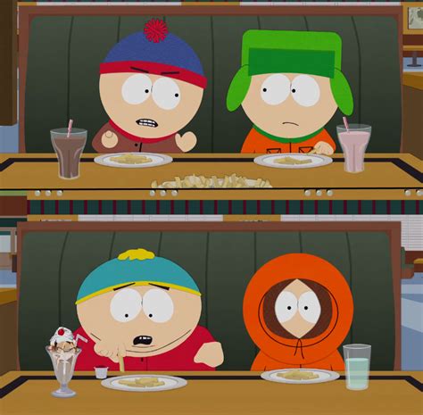 a very very subtle way of showing how poor kenny is s14e09 r southpark