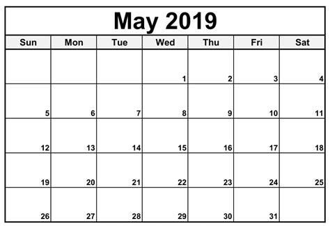 Print Free Calendar Horizontal | Calendar 2019 printable, July calendar, Calendar printables