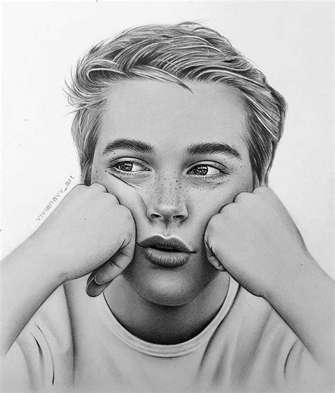 Realistic Drawings Boy How To Draw A Beautiful Boy Face For Beginners