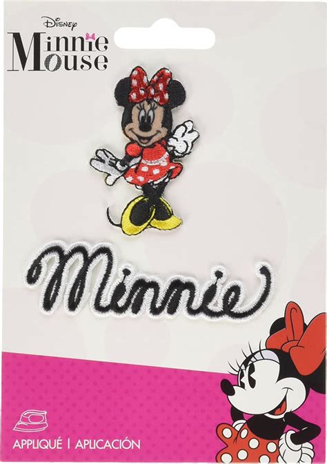 Wrights Disney Mickey Iron On Minnie Mouse Body With Script