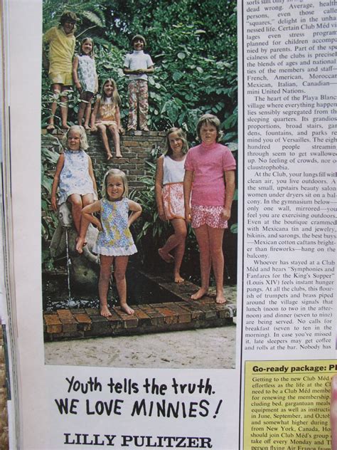 Vintage Lilly Pulitzer Print Ad Youth Tells The Truth We Love Minnies