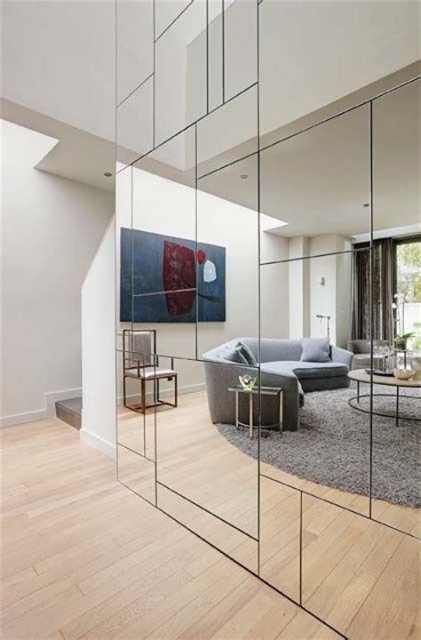 Does this mean we should use the mirror for communication? 27 Gorgeous Wall Mirrors To Make A Statement - DigsDigs