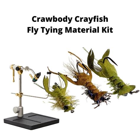 Crawbody Crayfish Brown And Olive Fly Tying Material Kit Gig Harbor Fly