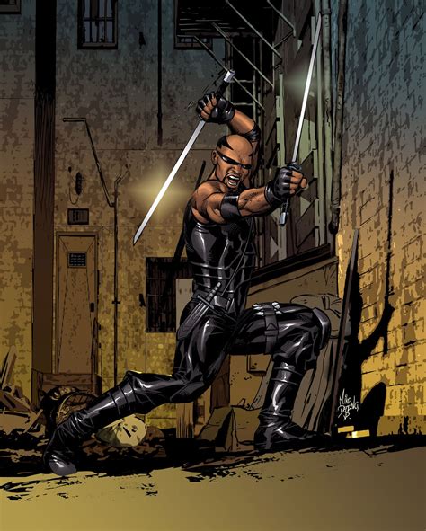 Blade By Mike Deodato Jr Marvel Super Heróis Personagens Da