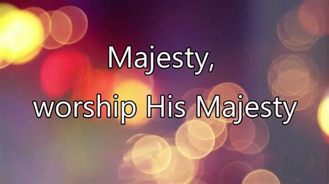 Majesty Worship His Majesty Instrumental With Lyrics Youtube