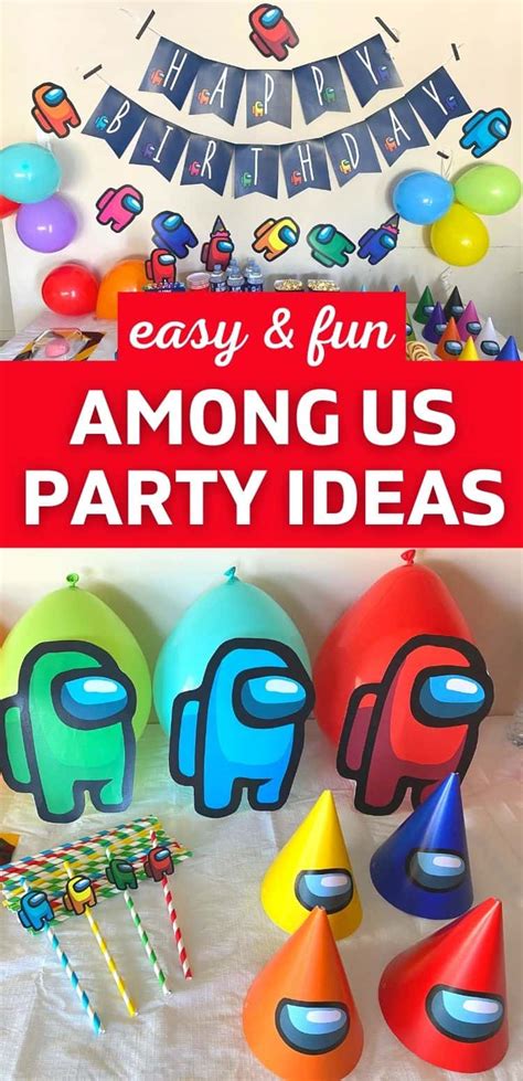 Among Us Party Ideas