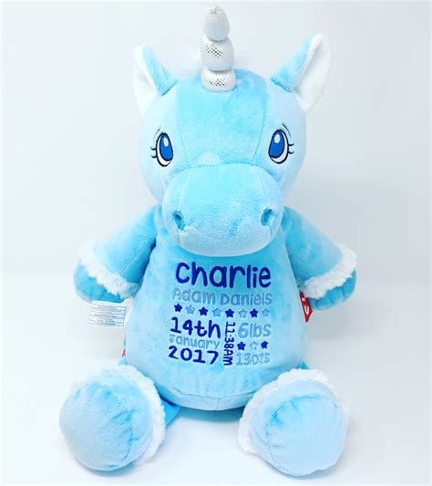Best funny newborn gift : Unique Newborn Baby Boys Gifts | Personalised Blue Unicorn ...