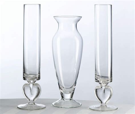Wonderful Clear Glass Square Vases