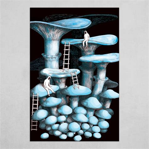 Alex Gogoliev Magic Mushroom Art Psychedelic Mushroom Art Outer Space Art Trippy Art