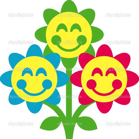 Cartoon Flowers Stock Vector Image By ©clipartguy 17254023