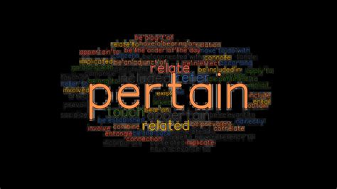 Pertain Synonyms And Related Words What Is Another Word For Pertain