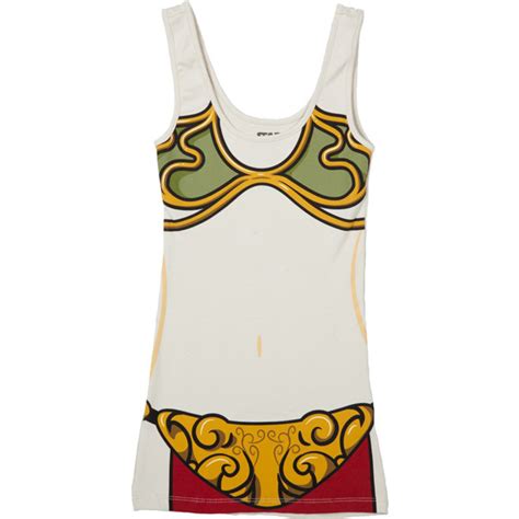 Slave Leia Cosplay Tank Dress