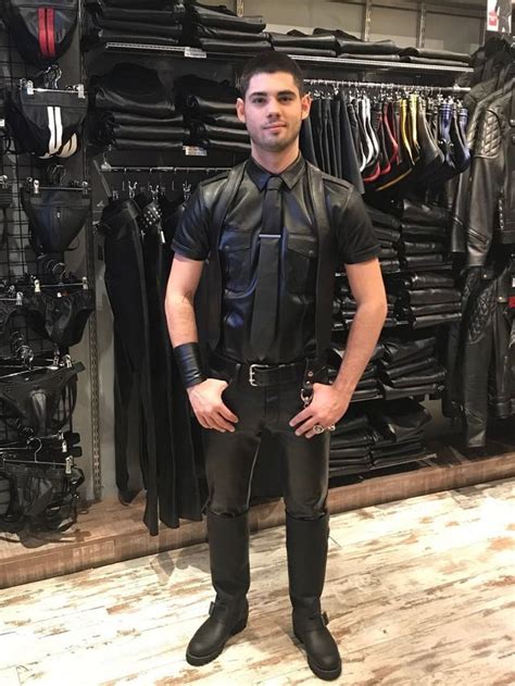 Pin By Dave On Leather Jeans Men Mens Leather Clothing Leather