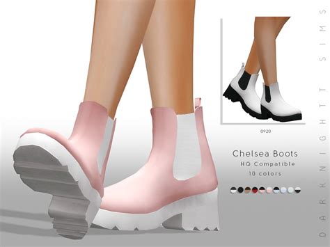 The Sims Resource Chelsea Boots