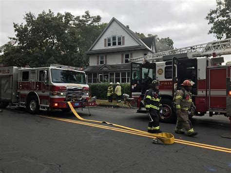 Springfield Firefighters Battle Blaze On Belmont Avenue