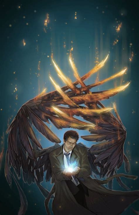 Castiel Mythical By Sempaiko On Deviantart Supernatural Art