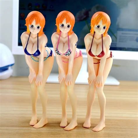 Aliexpress Com Buy New Anime One Piece Action Figure Nami Cm Swimsuit Bikini Sexy Nami Pvc